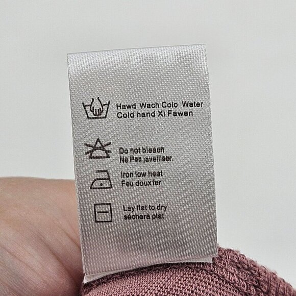 Chaser Mock Neck Ruffle Blouse Top In Rosebud Pink Women’s Size S NEW Preppy - Picture 7 of 9